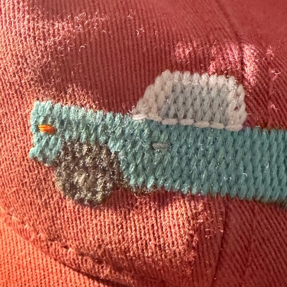 Harding-Lane Kids Needlepoint Truck Hat – Red Cotton Adjustable - Picture 2 of 4